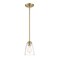 Designers Fountain Westin 60 Watt 1 Light Brushed Gold Pendant with Clear Glass Shade 95730-BG - alternate 1